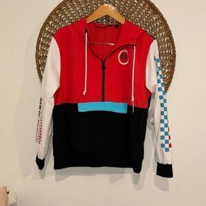 Women's Harley-Davidson Race Sleeve Stripe Pullover Jacket Size medium